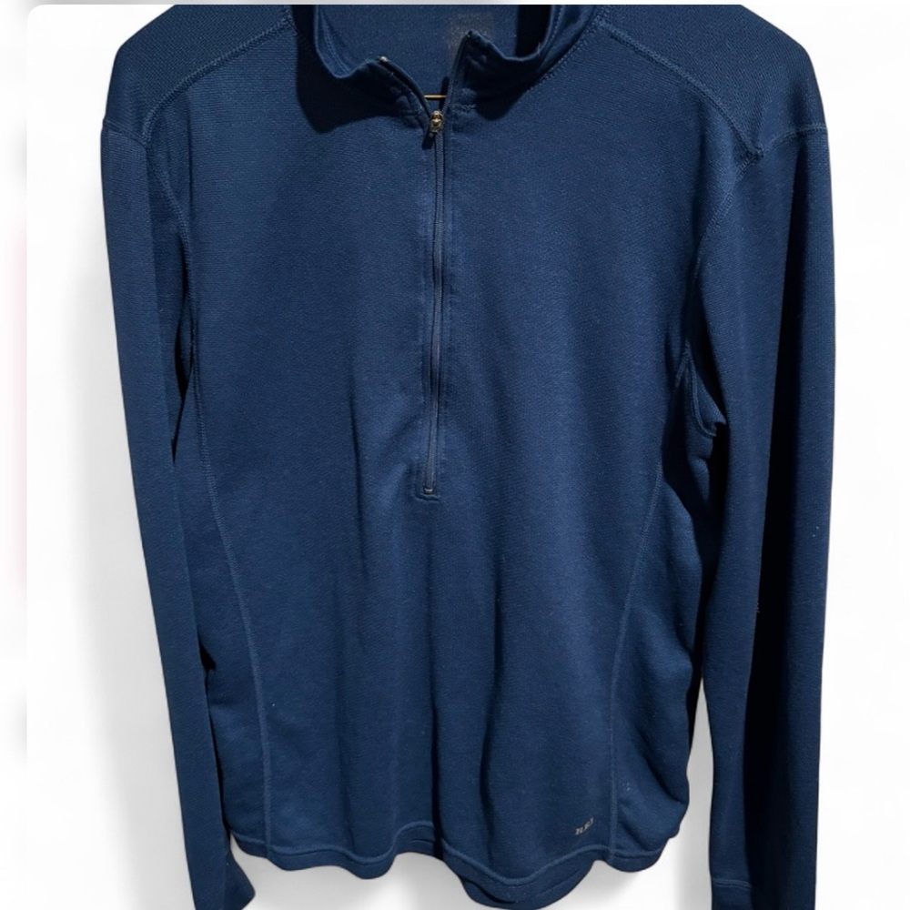 REI Y2K Navy Quarter Zip Performance Pullover Hiking Men’s Medium